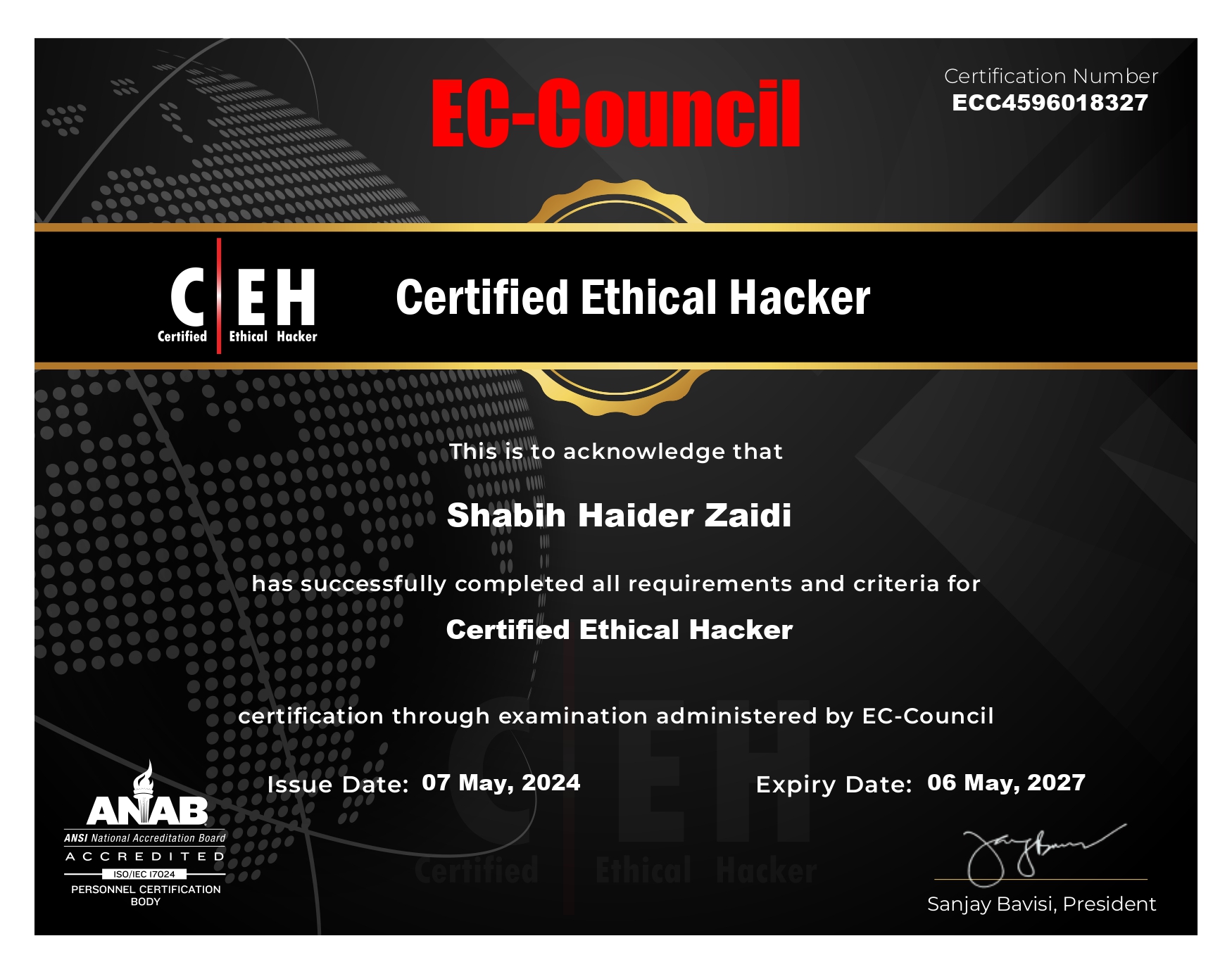 Certified Ethical Hacker (CEH)